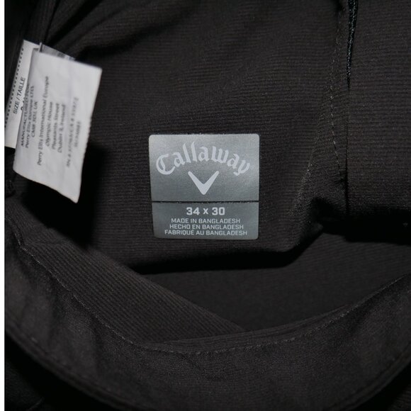 Lot of 2 Callaway Men's Size 34x30 Performance Stretch Golf Pants Blue Black - Picture 16 of 16